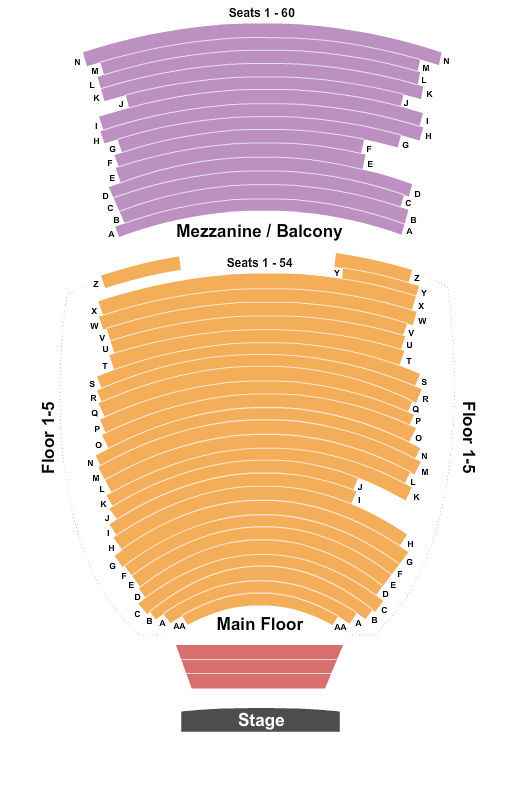 Morrison Center For The Performing Arts Harry Potter Seating Chart